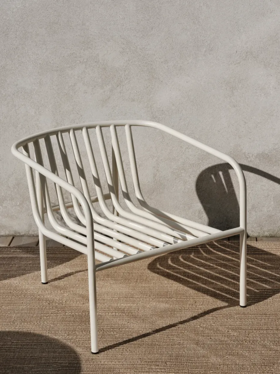 Butaca Lounge Bendt, Teddy beige-pearl white