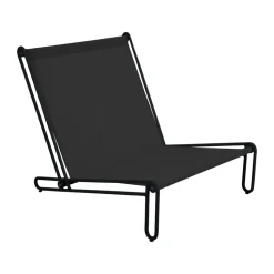 Butaca Lounge Blixt, Negro-sky grey