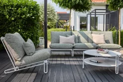 Butaca Lounge Blixt, Negro-sky grey