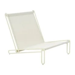 Butaca lounge Blixt, Pearl white-teddy orange