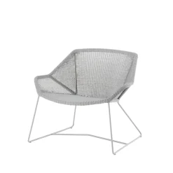 Butaca Lounge Breeze weave, White grey