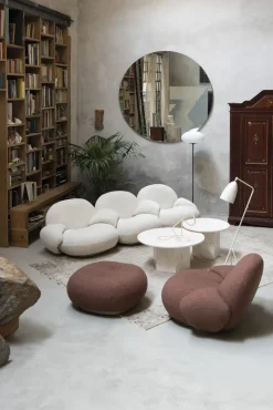 Butaca Lounge con reposabrazos Pacha, Karakorum 001-pearl gold