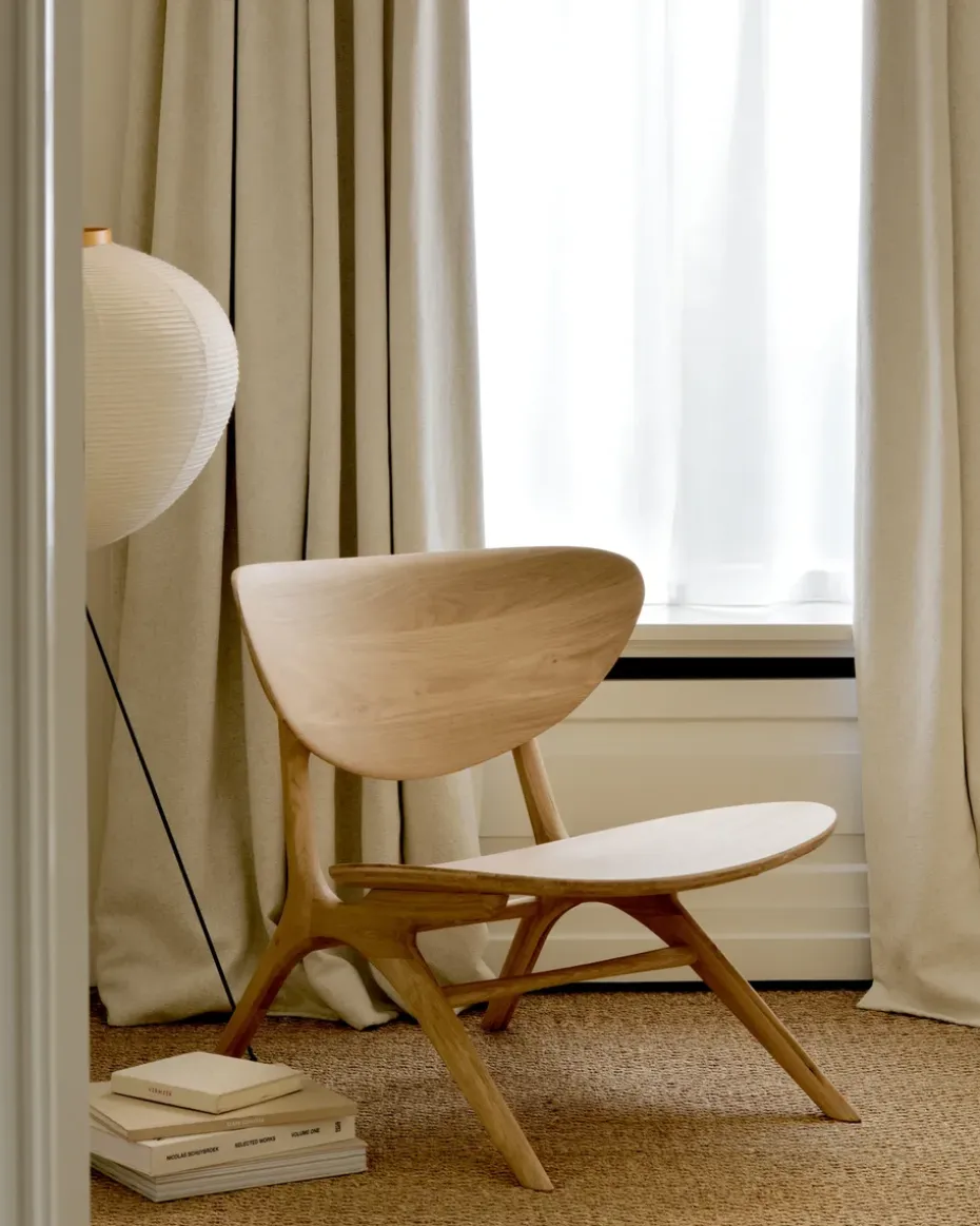 Butaca Lounge Eye, Roble con aceite duro encerado