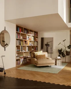 Butaca Lounge Flaneur, Indianskop 15-antique brass