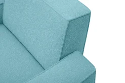 Butaca Lounge Hunk con reposabrazos, Icicle