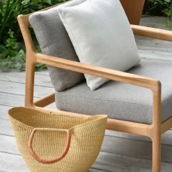 Butaca Lounge Jack outdoor teak, Mocha