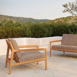 Butaca Lounge Jack outdoor teak, Mocha