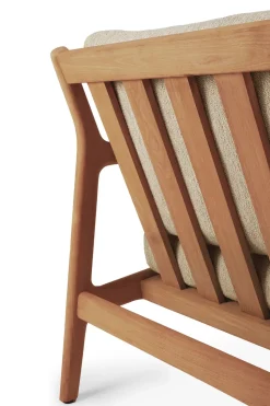 Butaca Lounge Jack outdoor teak, Natural