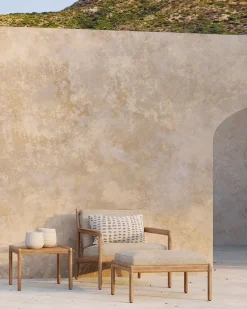 Butaca Lounge Jack outdoor teak, Natural