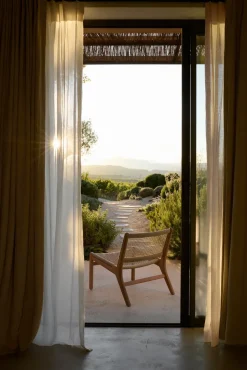 Butaca Lounge Jack outdoor teak, Beige