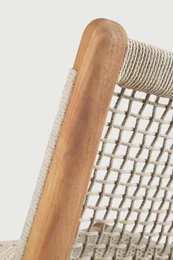 Butaca Lounge Jack outdoor teak, Beige