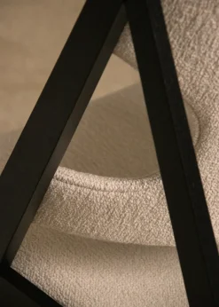 Butaca Lounge Knitting, Barnum Bouclé 24-roble negro