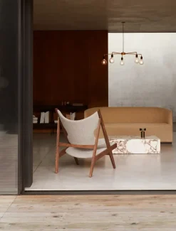 Butaca Lounge Knitting, Walnut-Baru 0950