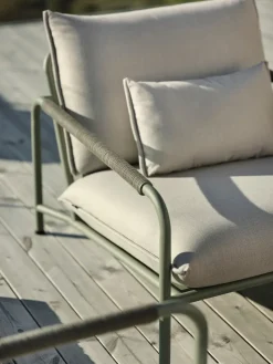 Butaca Lounge Lerberget, Verde-fresno