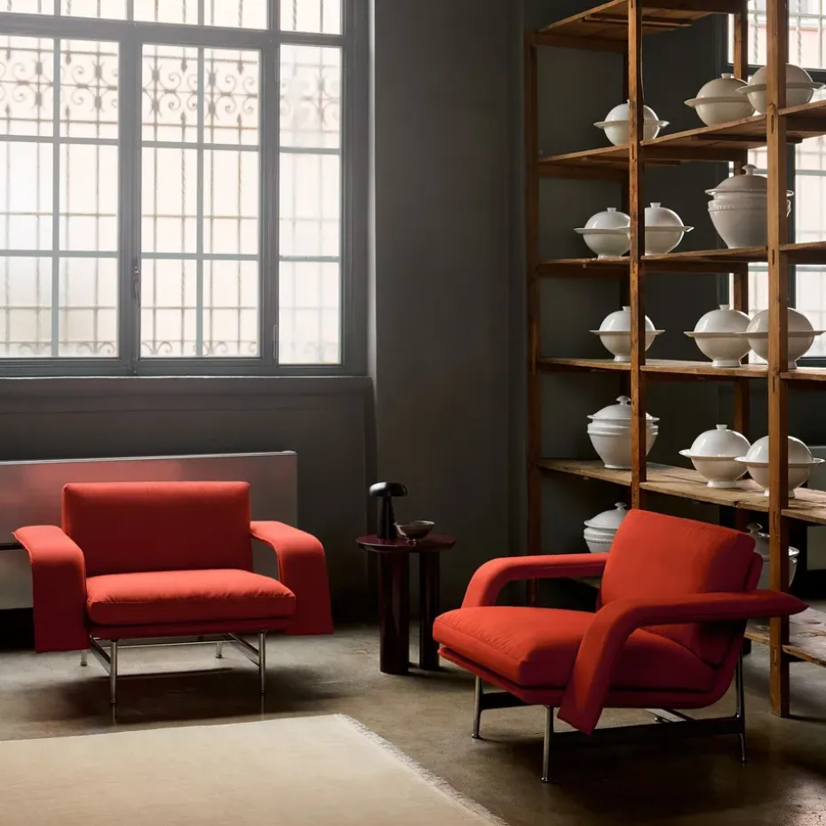 Butaca Lounge Meantime AV29, Pol. aluminium-Fiord 0571