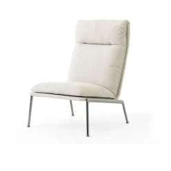 Butaca lounge Muno LN16 High back, Dark chrome-Cifrado 0221