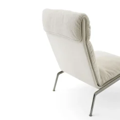 Butaca lounge Muno LN16 High back, Dark chrome-Cifrado 0221