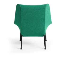 Butaca Lounge O2 Lounge Chair, Soft green-acero lacado negro