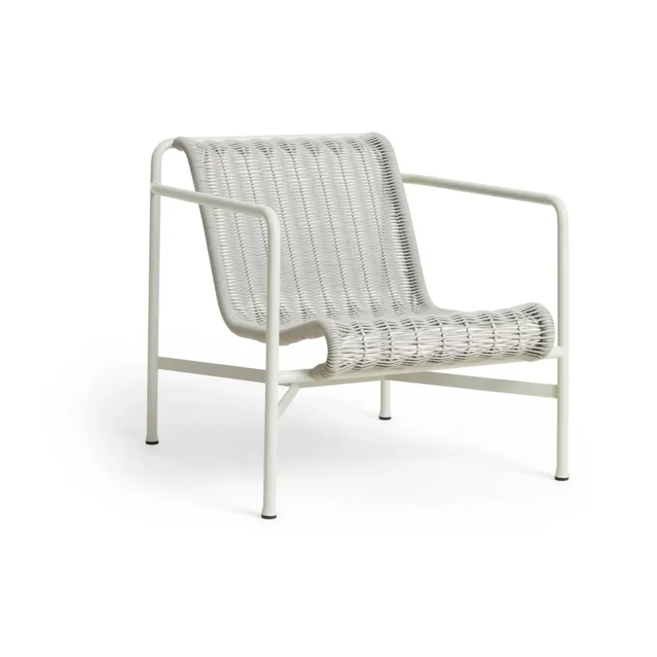Butaca Lounge Palissade Cord Low, Sky grey