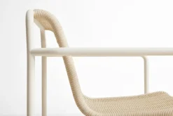 Butaca Lounge Palissade Cord Low, Cream white