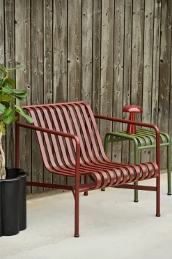 Butaca Lounge Palissade Low, Iron red