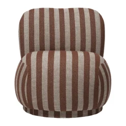 Butaca Lounge Rico lounge piccolo, Louisiana, Sand-chocolate