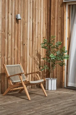 Butaca Lounge Sandvik, Teca