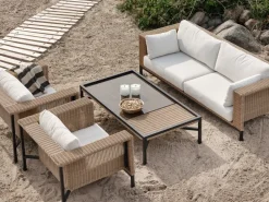 Butaca Lounge Shell, Teddy rice-negro