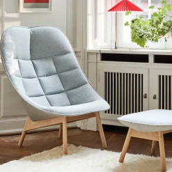 Butaca lounge Uchiwa Quilt, Bolgheri lgg60 melange-roble-sense nougat