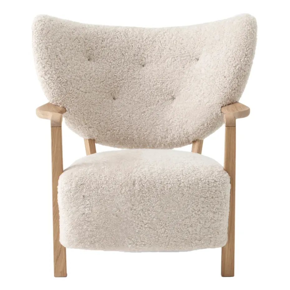 Butaca Lounge Wulff Lounge Chair ATD2, roble aceitado-Moonlight