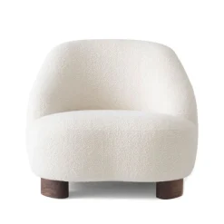 Butaca Margas LC1, Karakorum 001 blanco-patas de nogal