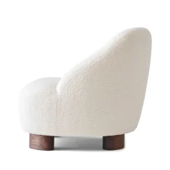 Butaca Margas LC1, Karakorum 001 blanco-patas de nogal