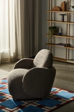 Butaca Mo con función giratoria, Glore brown