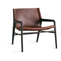Butaca Rama Chair roble ahumado, Cognac