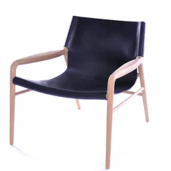 Butaca Rama, Negro, roble tratado con jabón