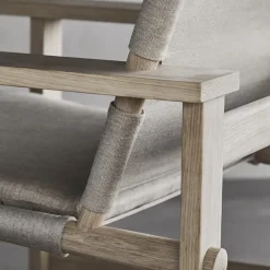 Butaca The Canvas Chair, Estructura Canvas natural aceitada clara