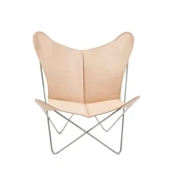 Butaca Trifolium, Cuero natural