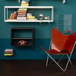 Butaca Trifolium, Cuero natural