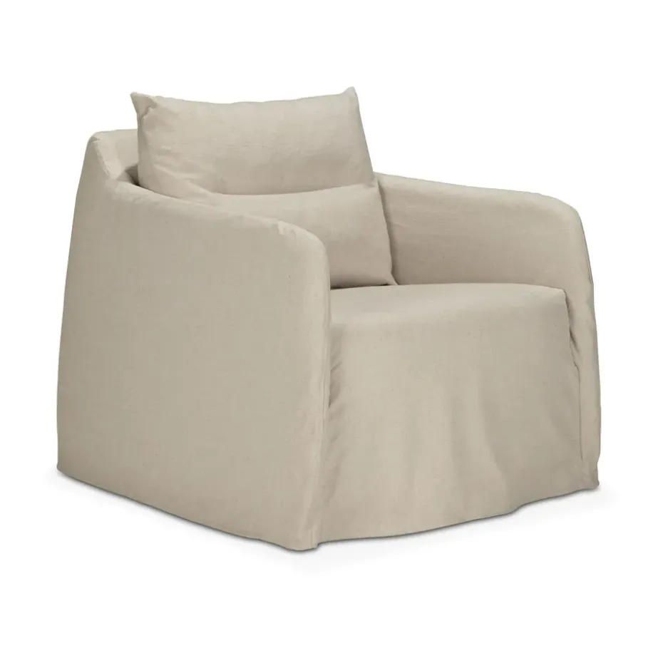 Butaca Weave con funda desmontable, Hueso