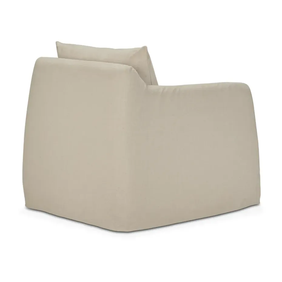 Butaca Weave con funda desmontable, Hueso