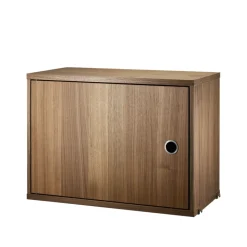 Cabinet con puerta batiente String, Nogal, 58x30 cm