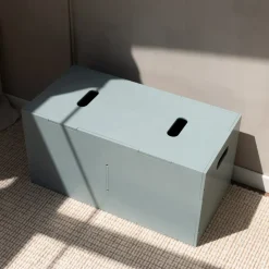 Caja de almacenamiento Cube Long, Verde oliva