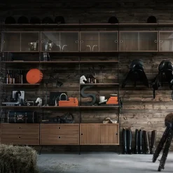 Cajonera String, Nogal, 78x30 cm