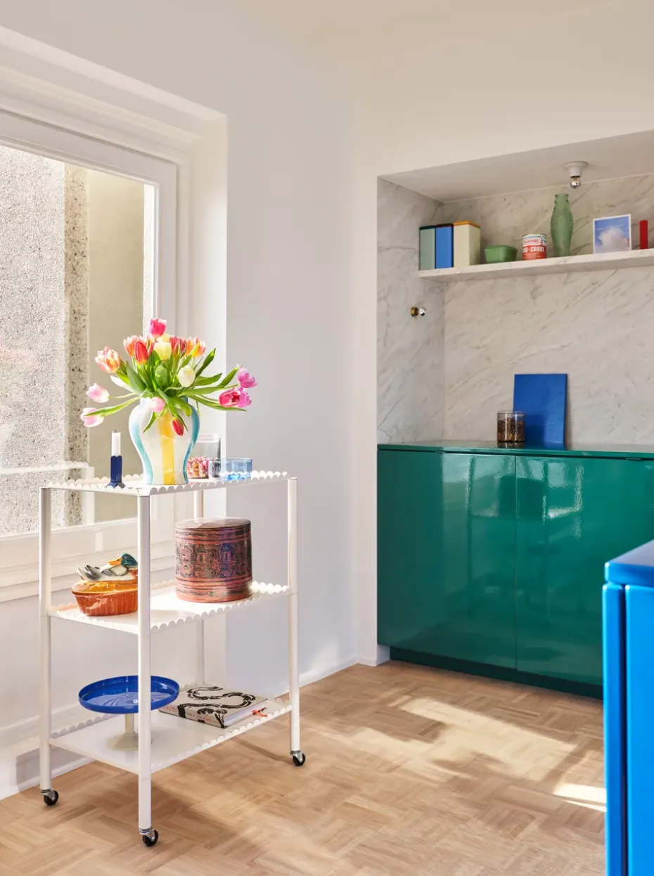 Carrito Arcs Trolley High, Eggshell