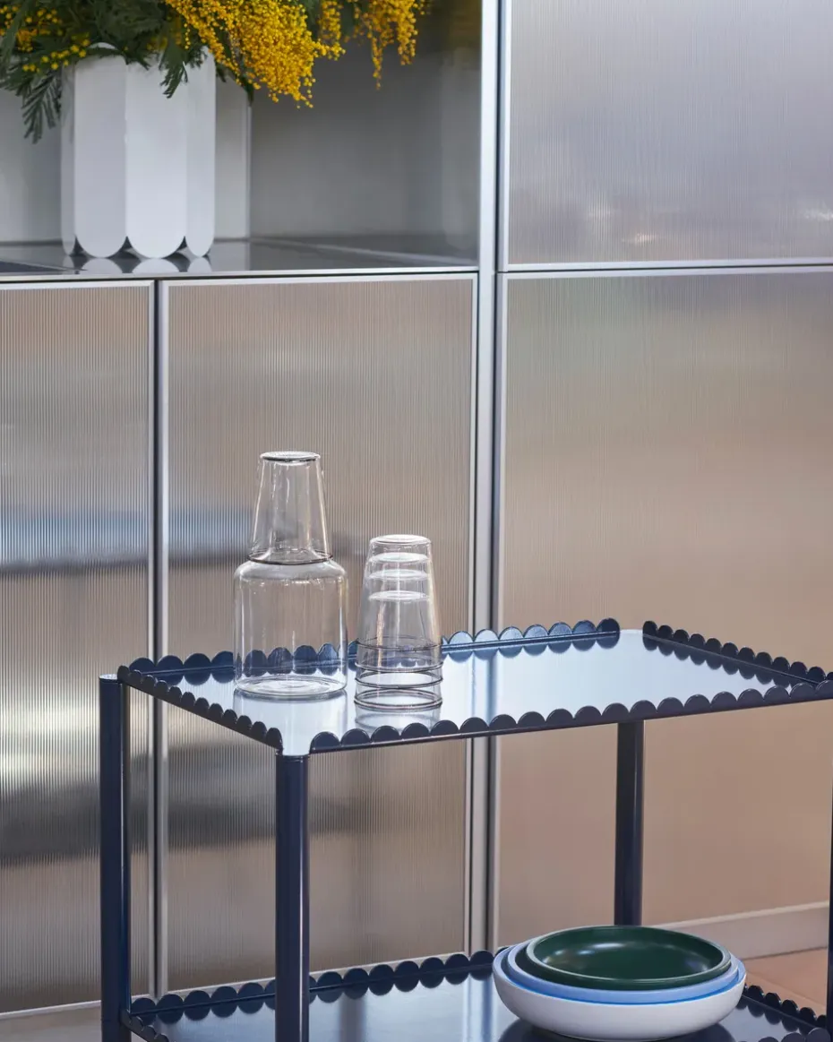 Carrito Arcs Trolley Low, Steel blue