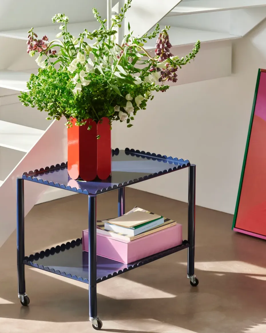 Carrito Arcs Trolley Low, Steel blue