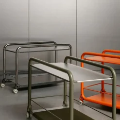 Carrito con ruedas Tension, Textura Graphit