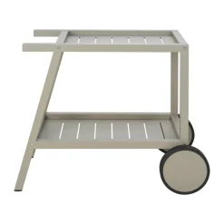 Carrito de servicio Samvaro 86x49x69 cm, Caqui