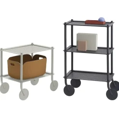 Carrito 2-layer Flow 57 cm, gris