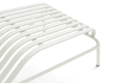 Chaise longue Palissade, Cream white